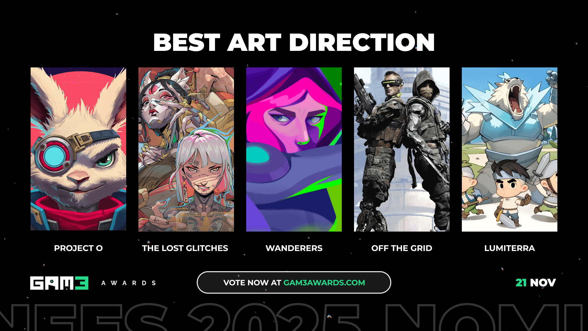GAM3 Awards 2025 Best Art Direction Nominees image