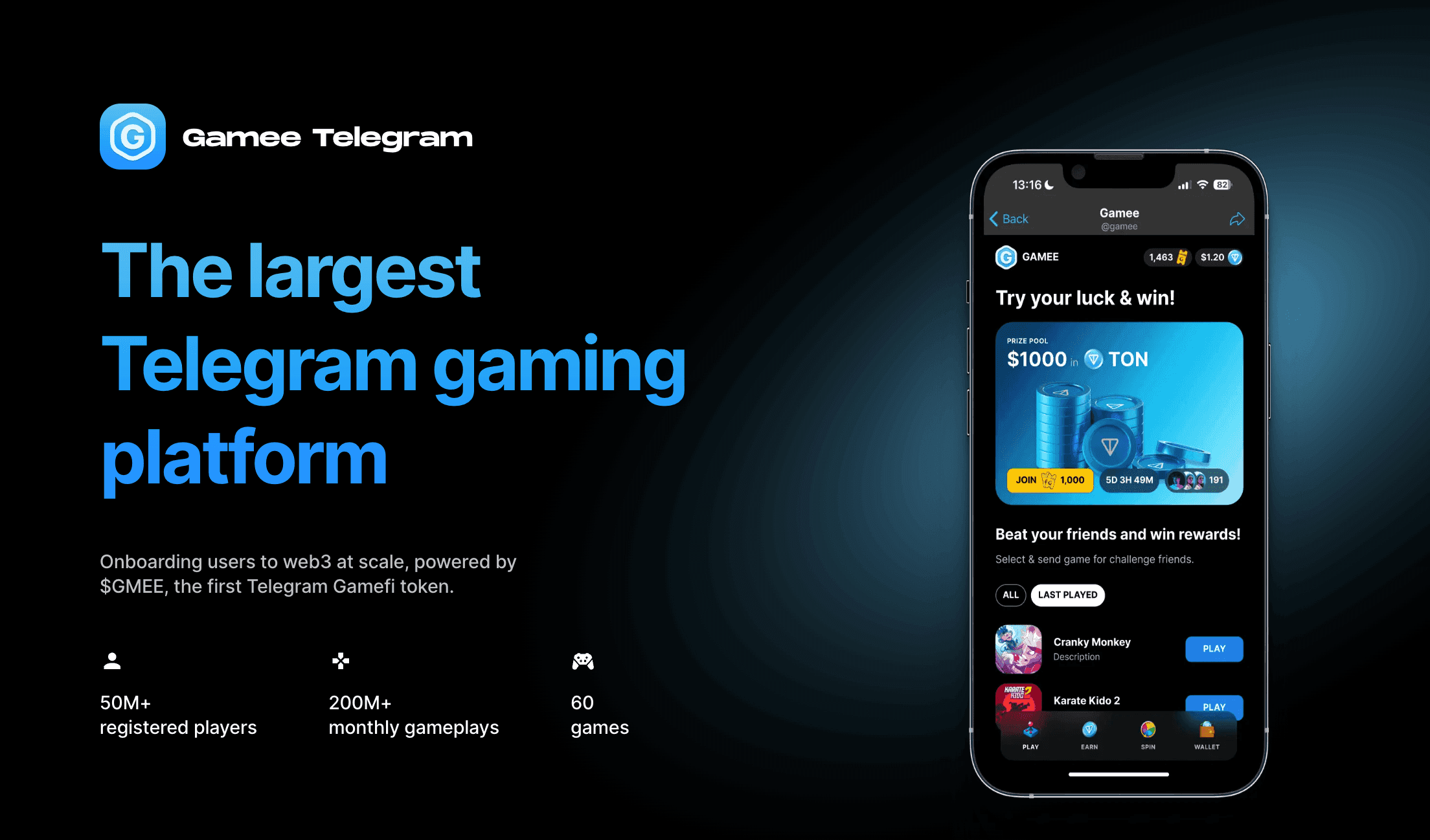Gamee Expands to Telegram with Investment from TON