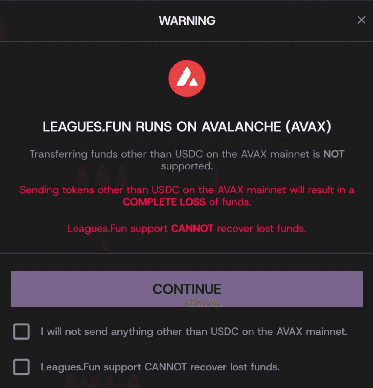 How to Play Leagues.fun on Avalanche