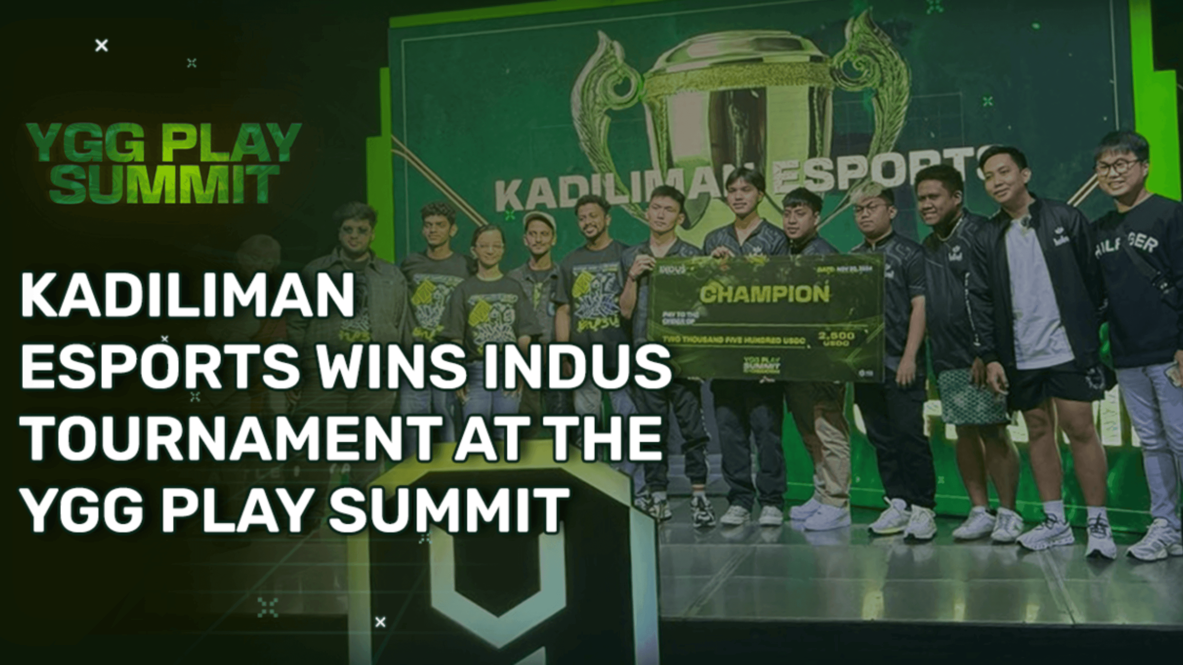 Kadiliman Esports Wins Indus Tournament at YGG Play Summit image