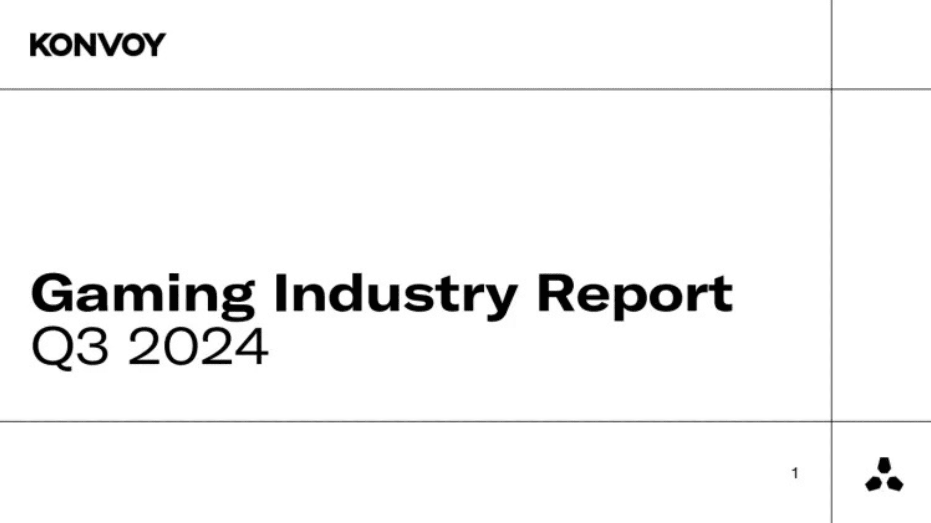 Konvoy Q3 2024 Gaming Industry Report Highlights image