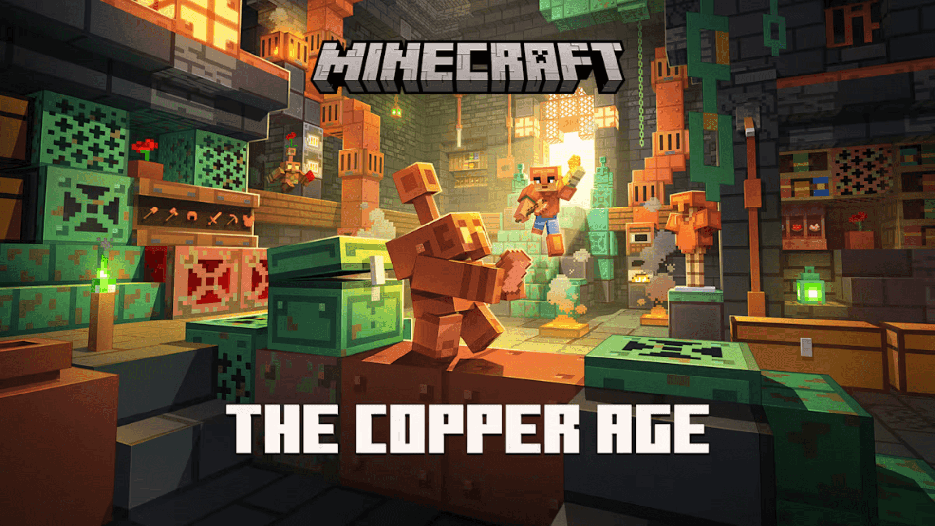 Minecraft Copper Age Update on Nintendo Switch