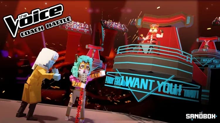 NBC Hit Show The Voice Launches Experience in The Sandbox