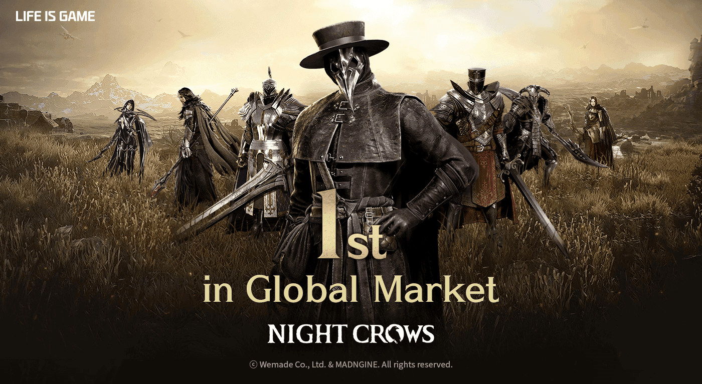 Wemade's Night Crows Surpasses $10 Million in Global Sales image