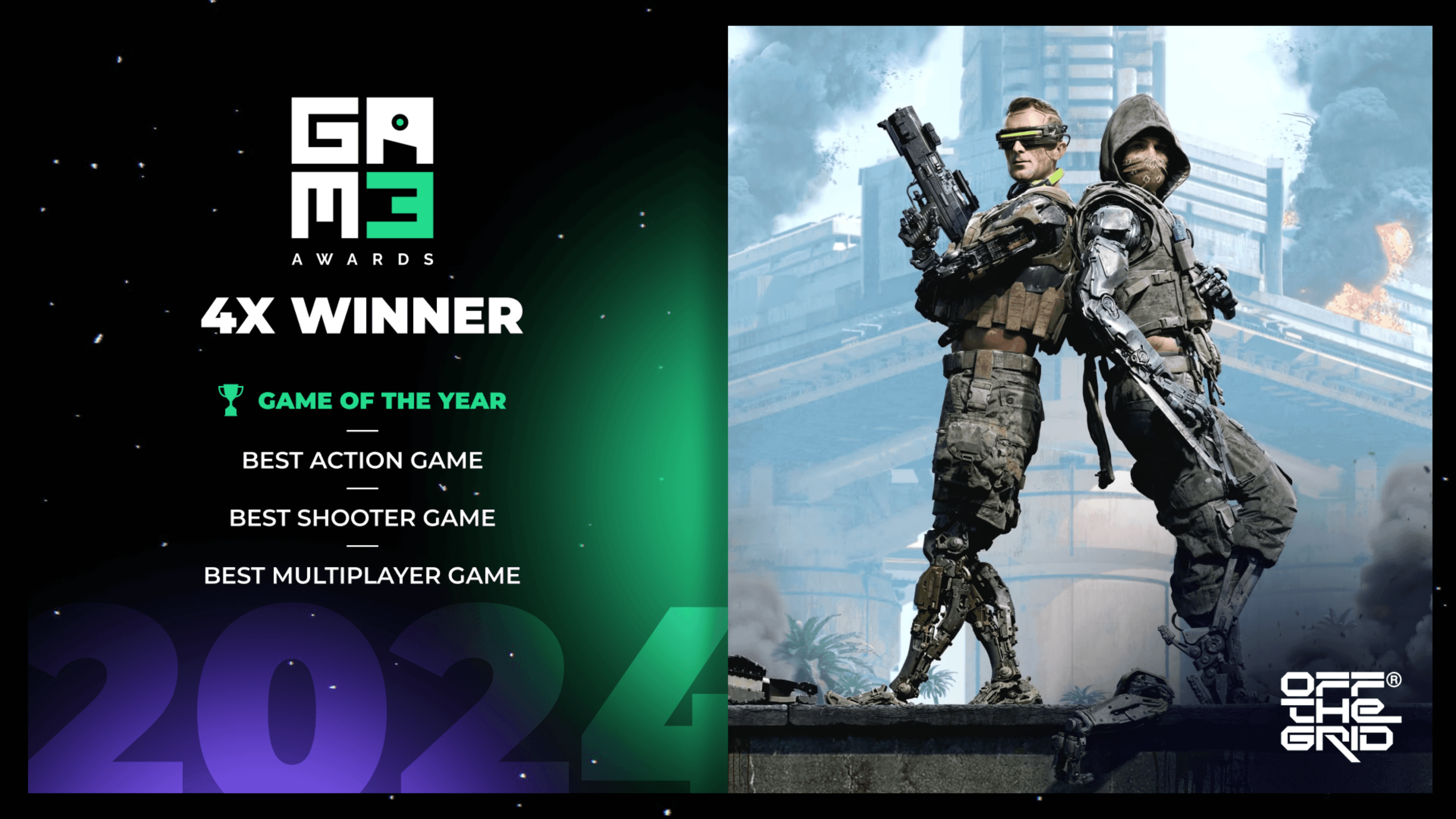 Off The Grid Crowned “Game Of The Year” During Our GAM3 Awards