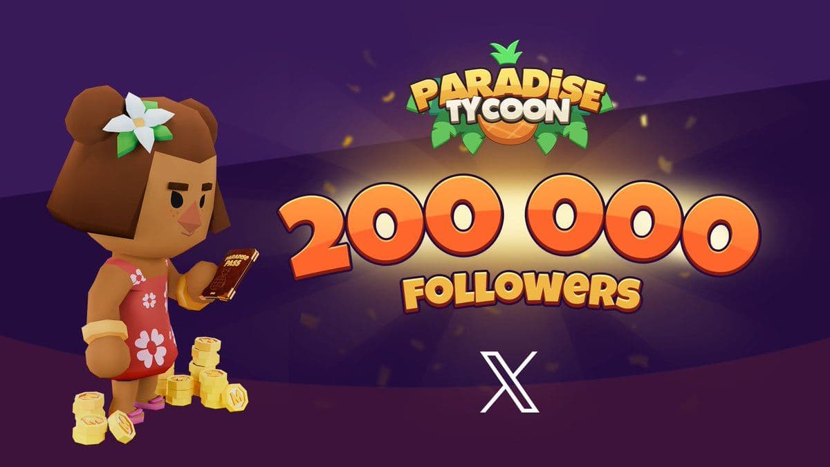Paradise Tycoon Beta 2 Launch and Play-to-Airdrop Season image