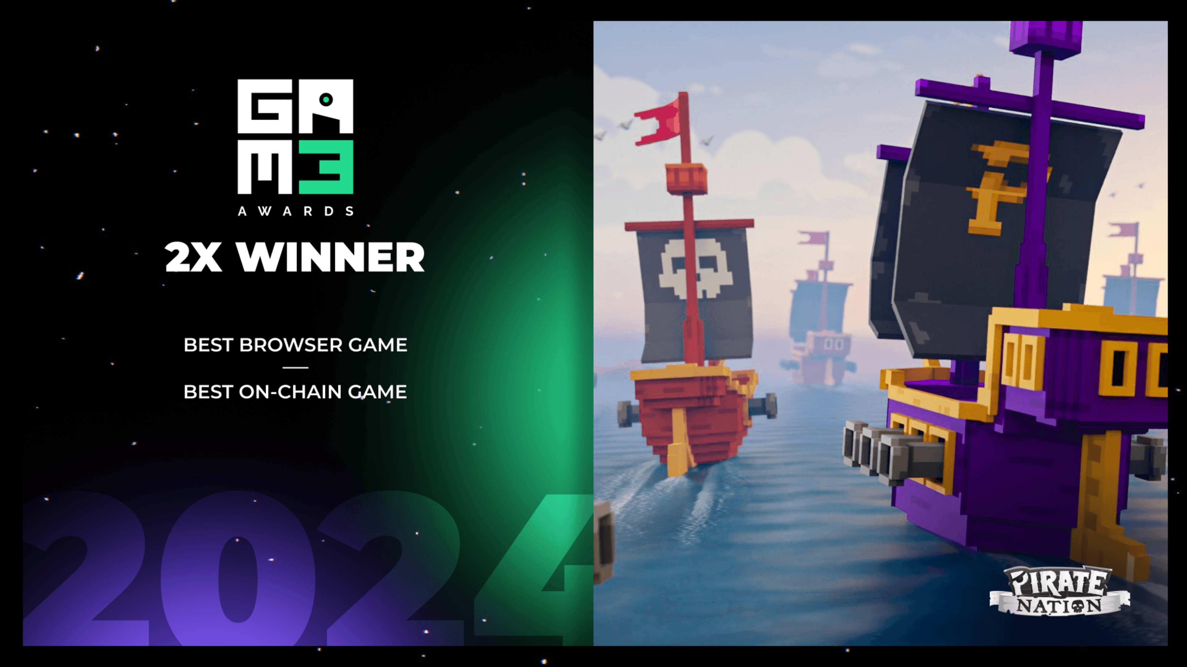 Pirate Nation Wins Big at Our GAM3 Awards 2024