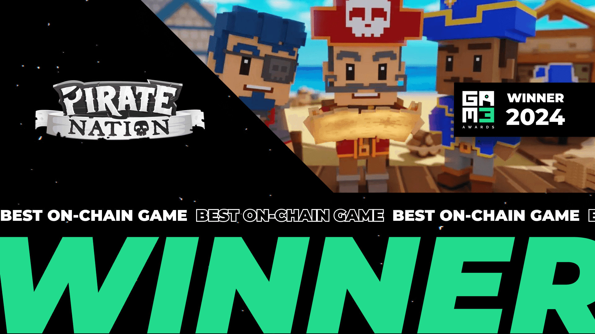 Pirate Nation Wins Big at Our GAM3 Awards 2024