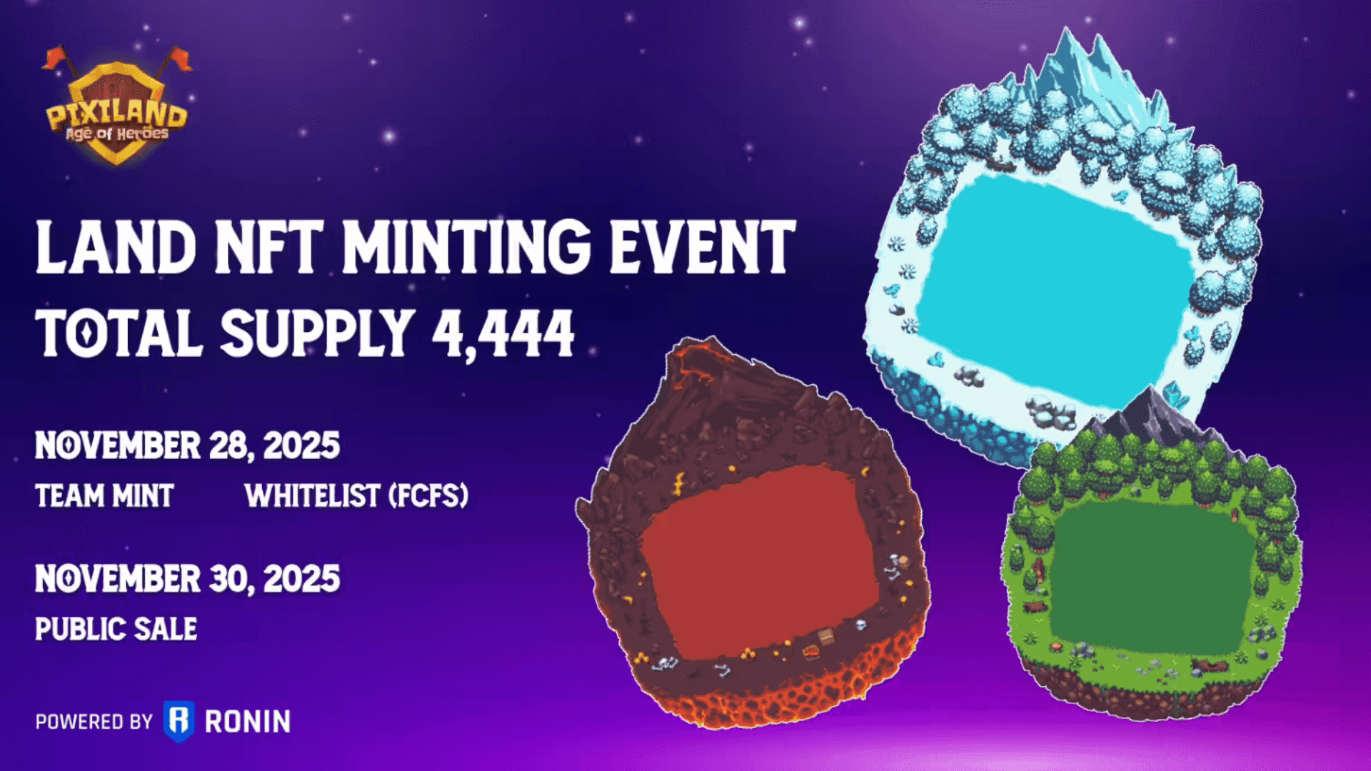 Pixiland New NFT Collection on Ronin