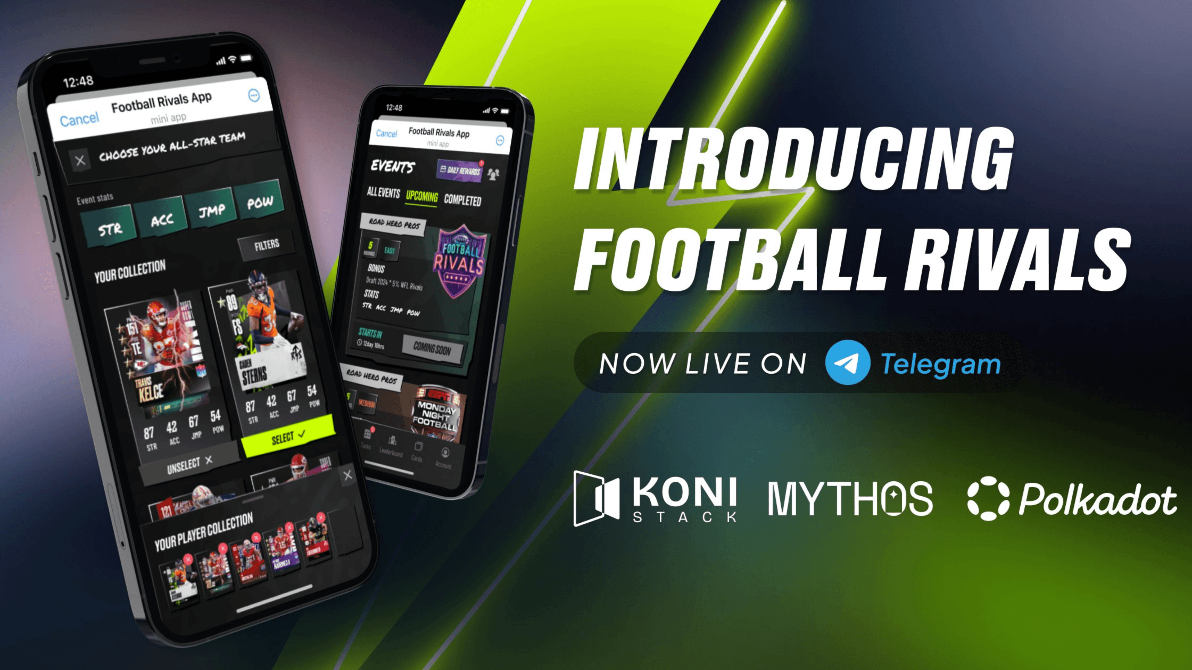 Play Mythical Games Football Rivals on Telegram and Earn $MYTH