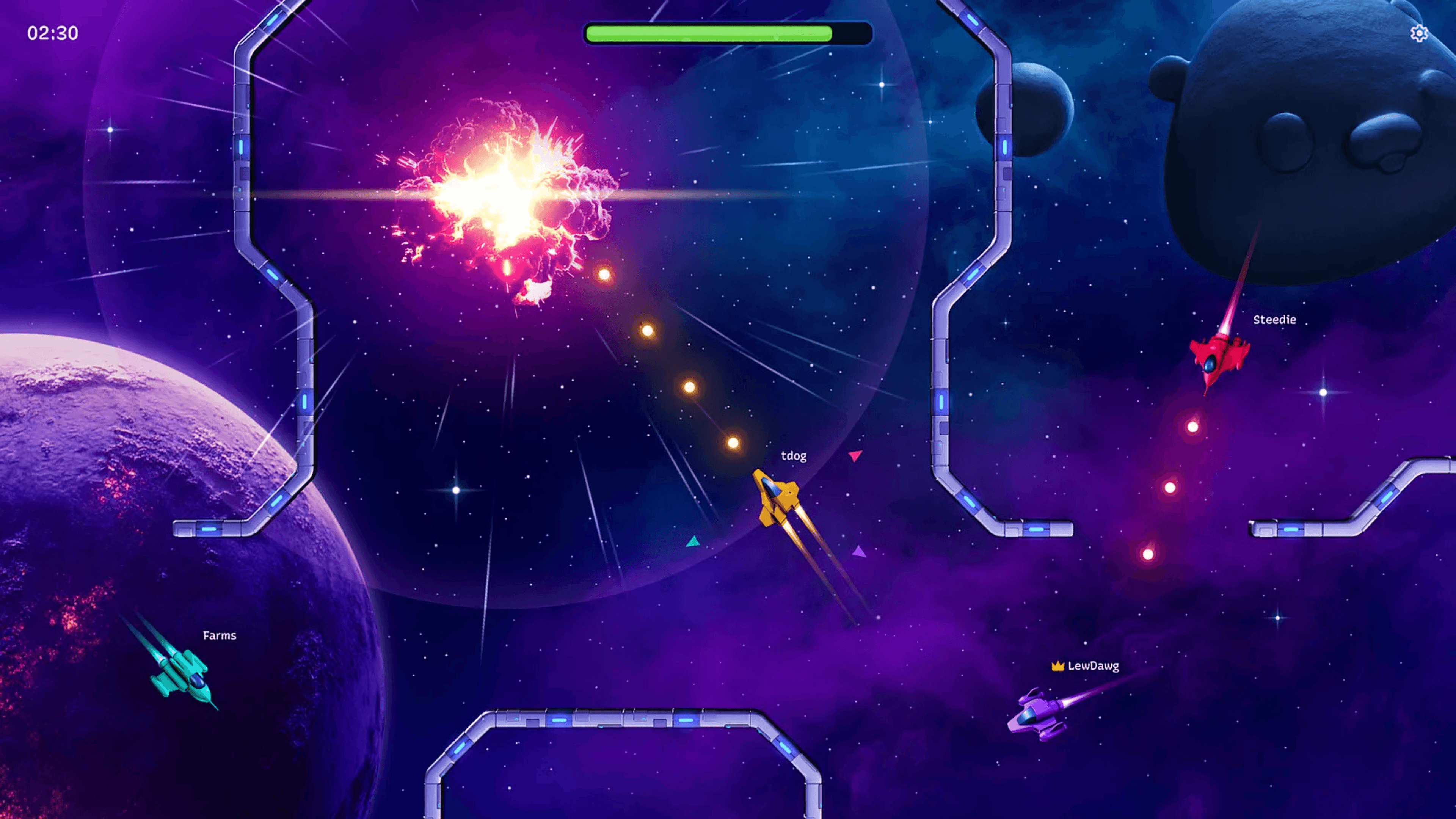 Playmint Reveals Playerchains and New Game Space Shooter image