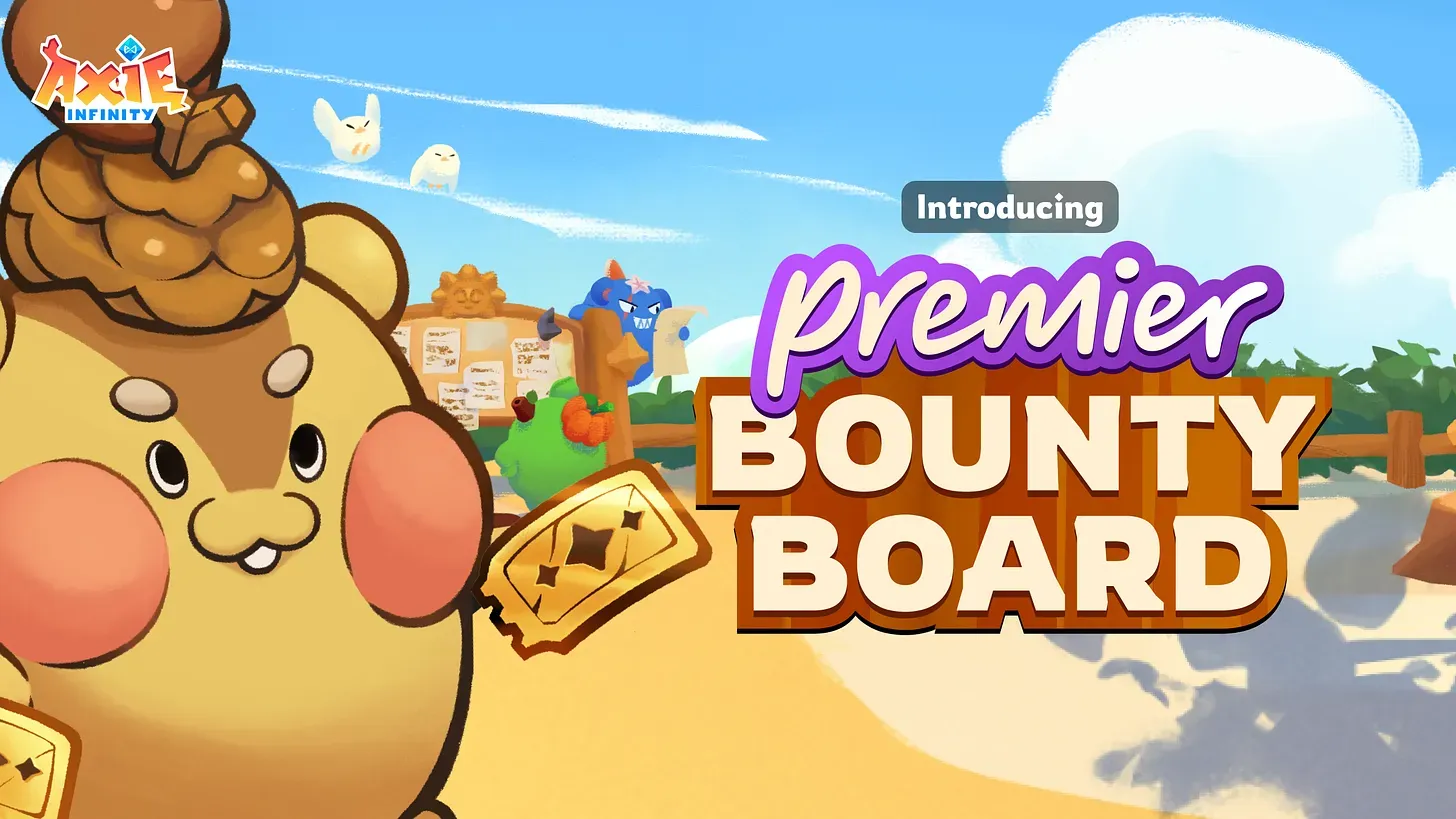 Premier Bounty Board Launches with 25K AXS Weekly Rewards