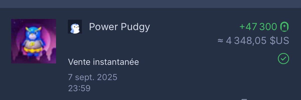 Pudgy Party Records $5K Sale