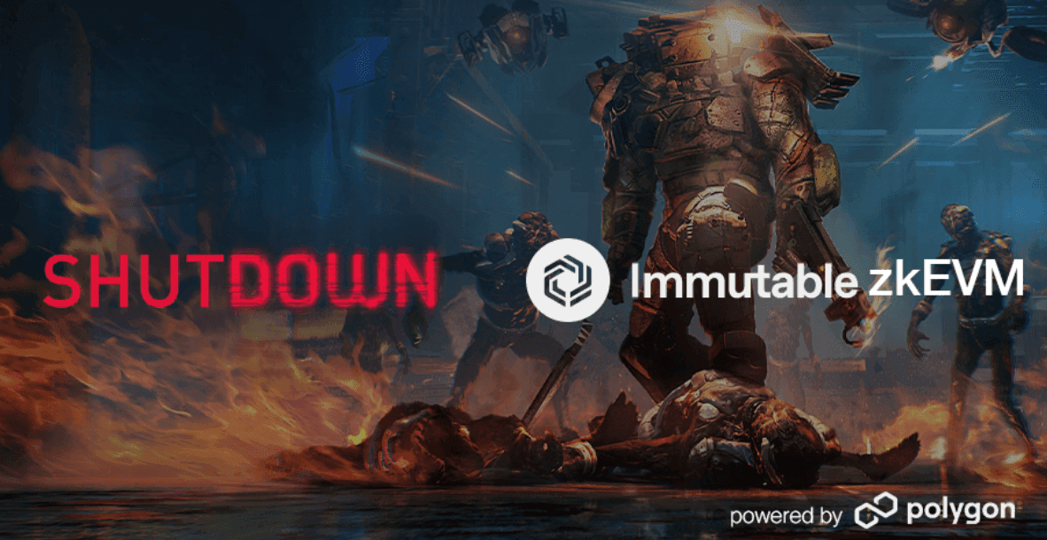 Rogue AI Shooter Game Shutdown Teams Up with Immutable image