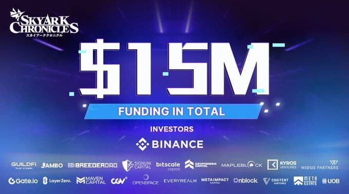 Binance Leads $15M Funding for SkyArk Studio image