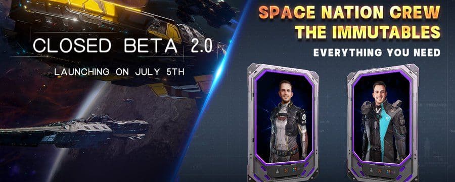 Space Nation Reveal Details on Crew NFTs and Close Beta 2.0