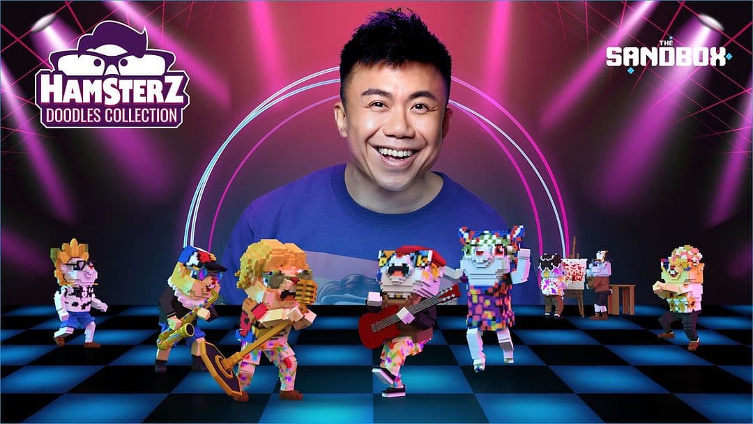 The Sandbox and Hanjin Tan Launch Hamsterz Doodles image