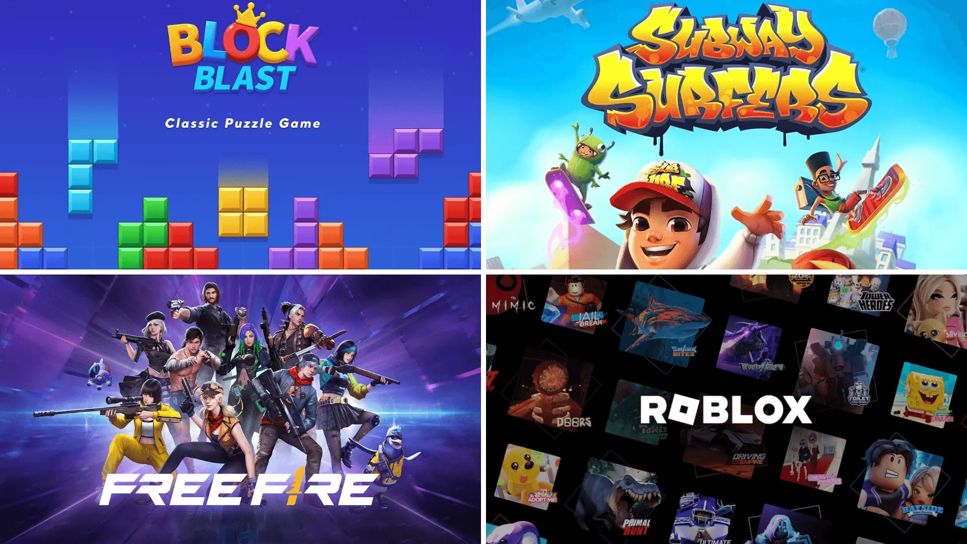 Top Mobile Games of 2025 by Downloads