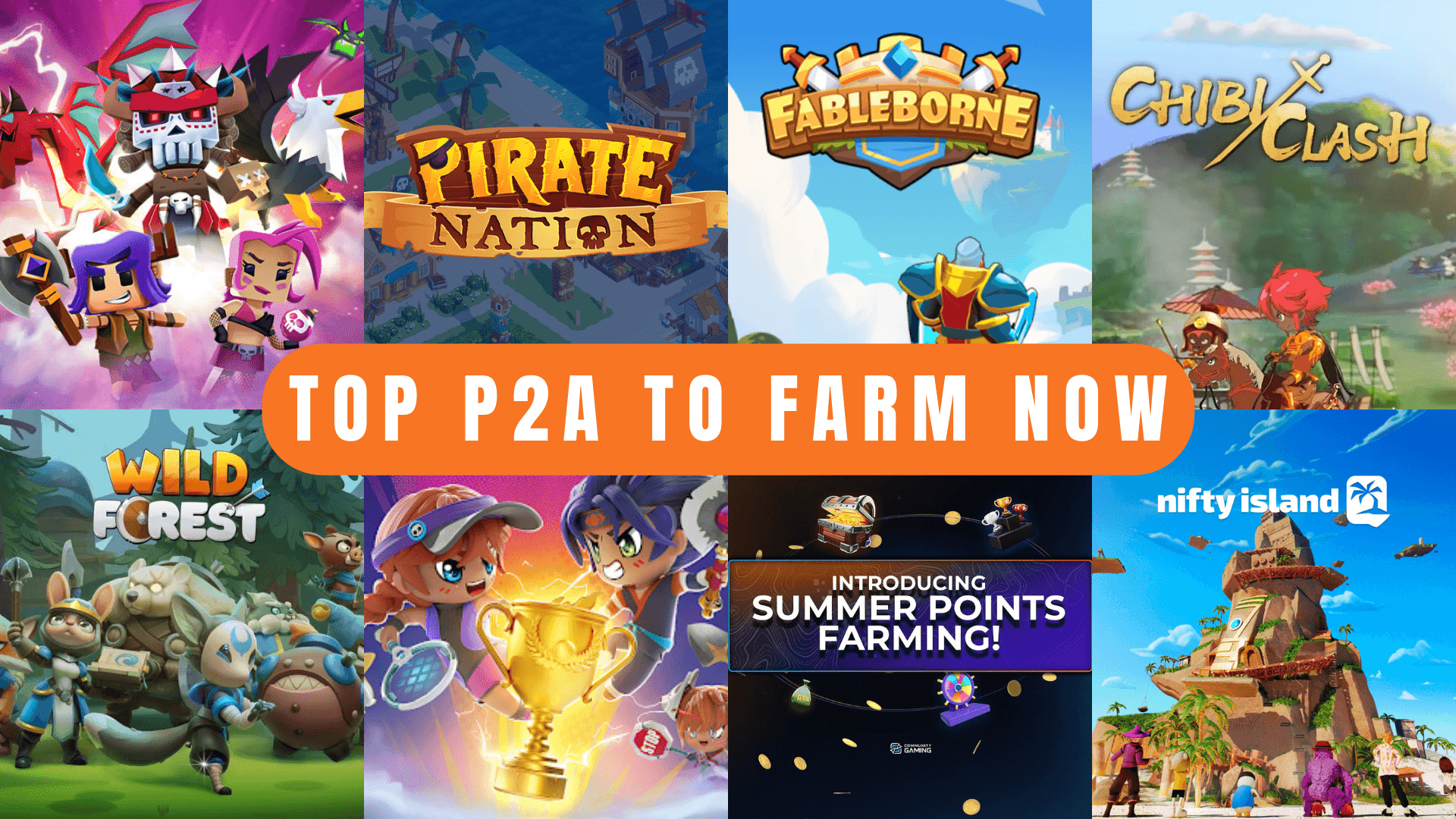 Eight Play-to-Airdrop (P2A) Events to Participate in Right Now image