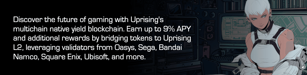 Uprising Labs' NFTs Sell Out in Seconds on Oasys Blockchain