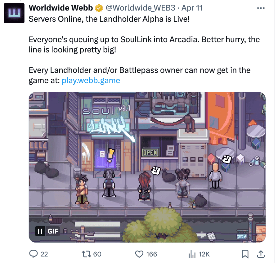 Worldwide Webb Landholder Alpha