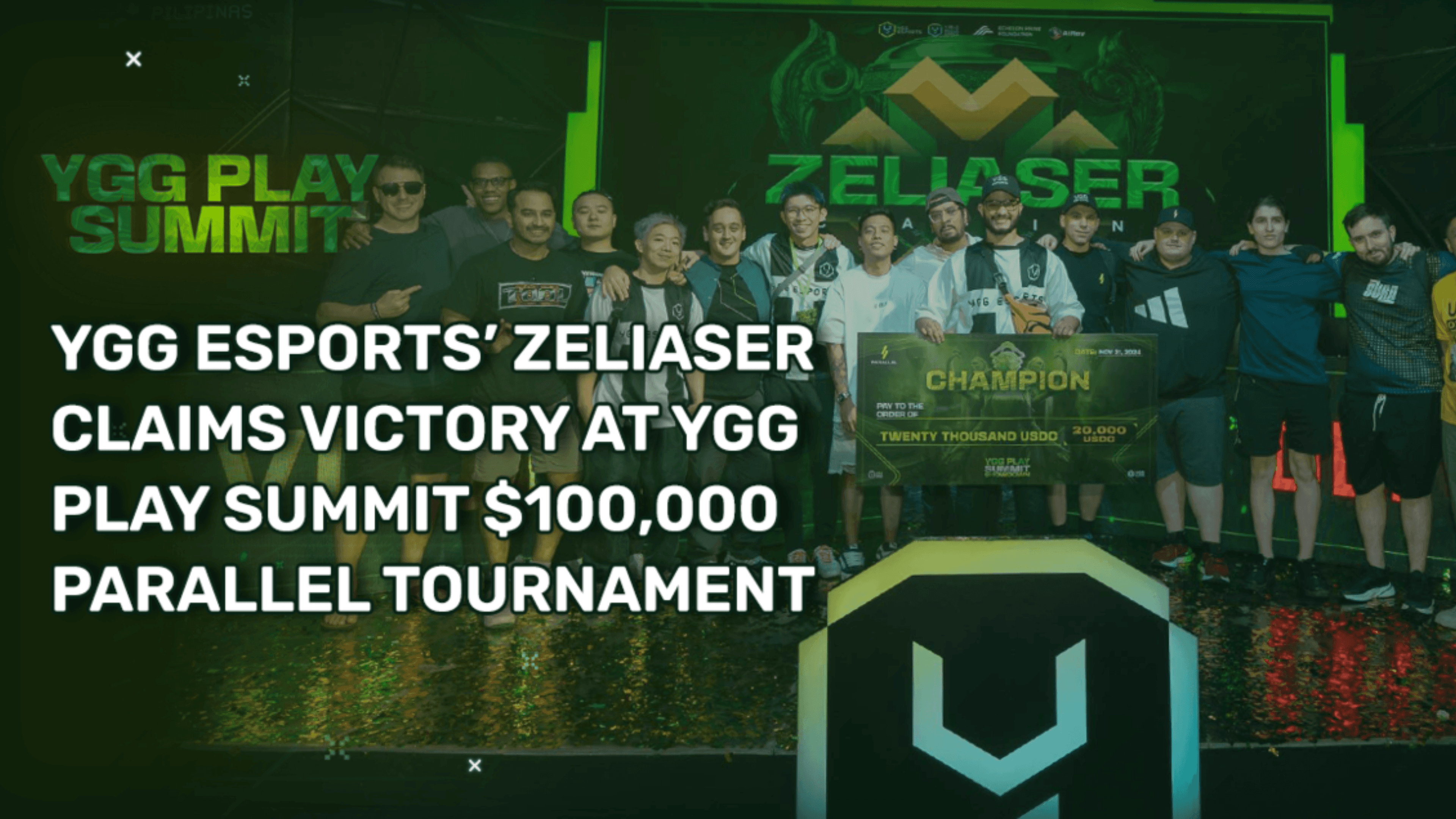 Jogador de Esports do YGG Zeliaser Ganha $20.000 no Torneio Parallel