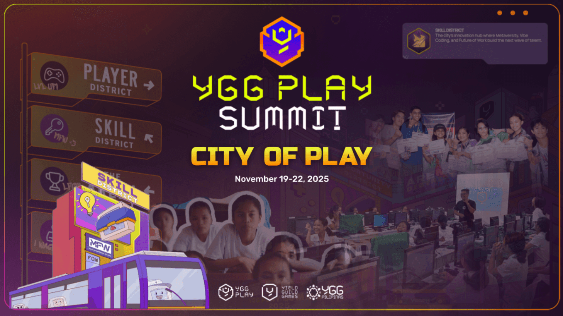 YGG Play Summit 2025 Expands Skill District