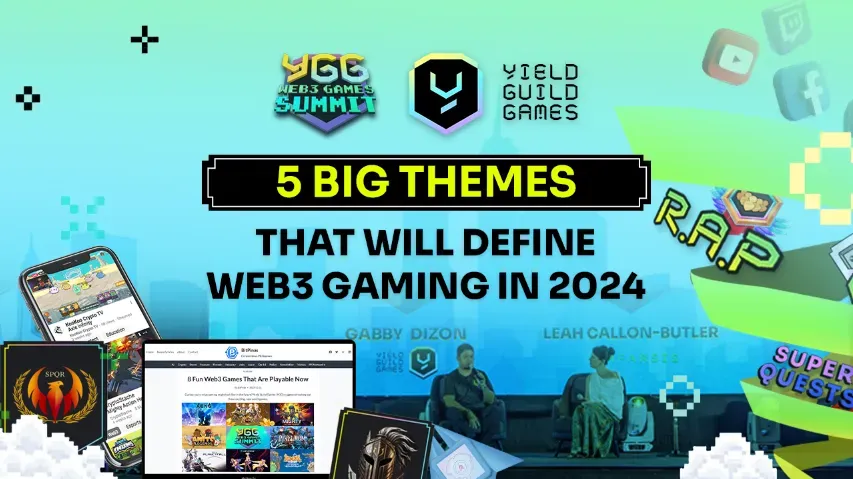 YGG Web3 Games Summit Unveils 5 Key Trends for 2024 image