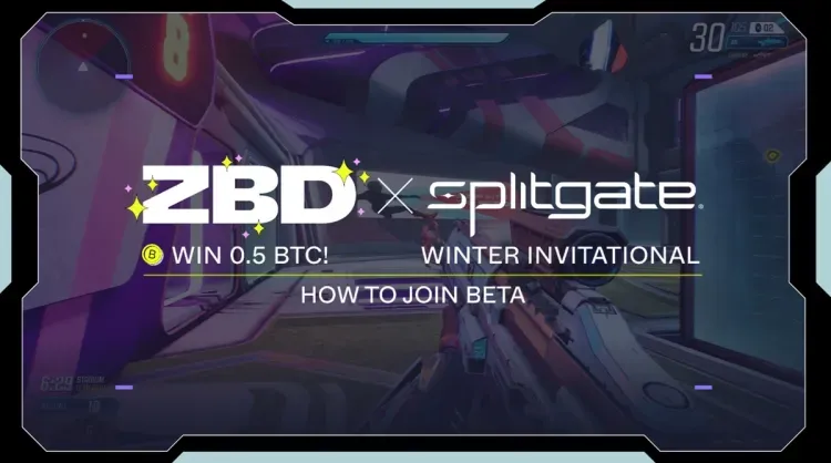 Splitgate Teams Up with ZBD for Bitcoin Rewards image