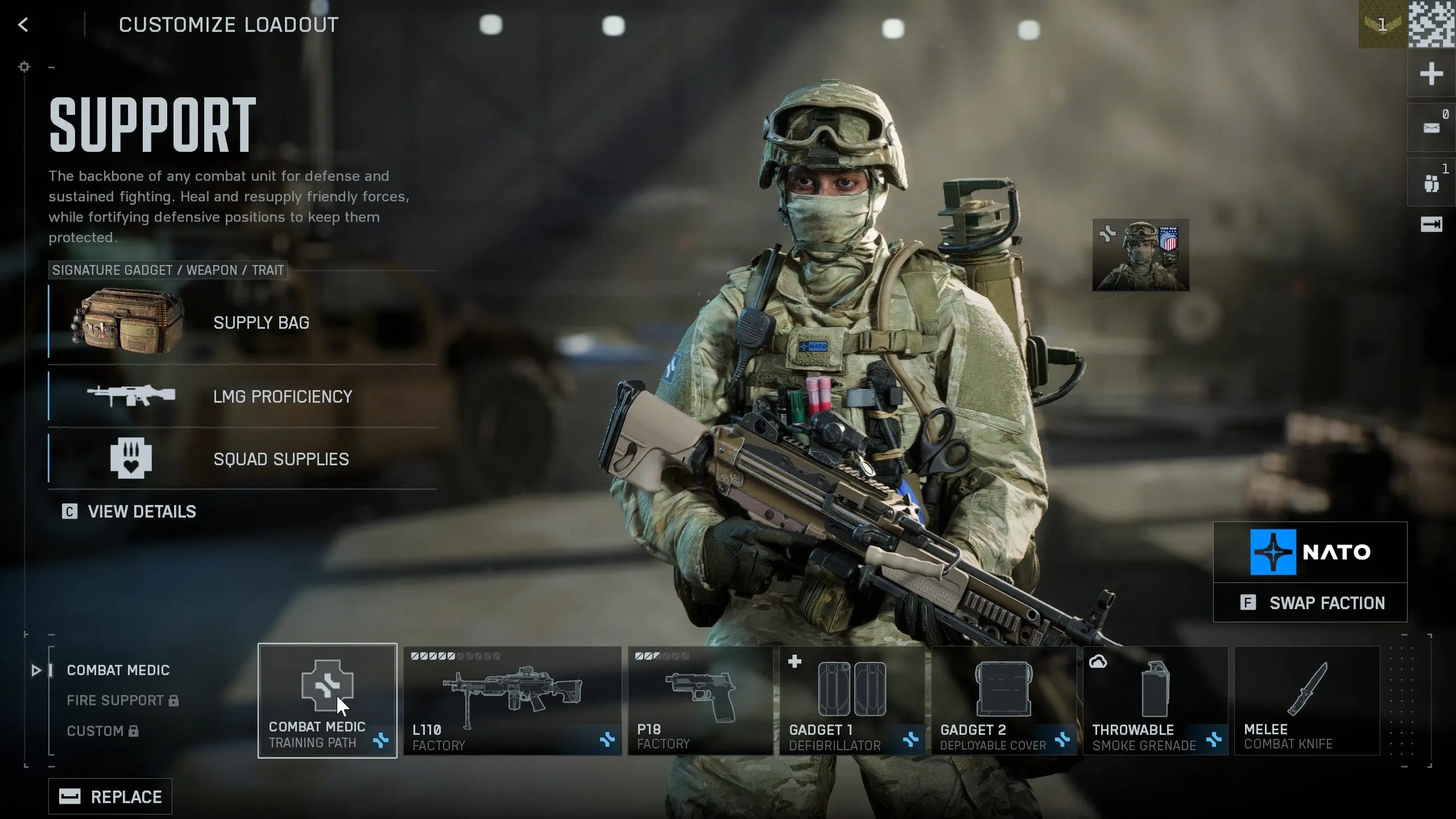 Battlefield 6 Best Loadouts for Support Class