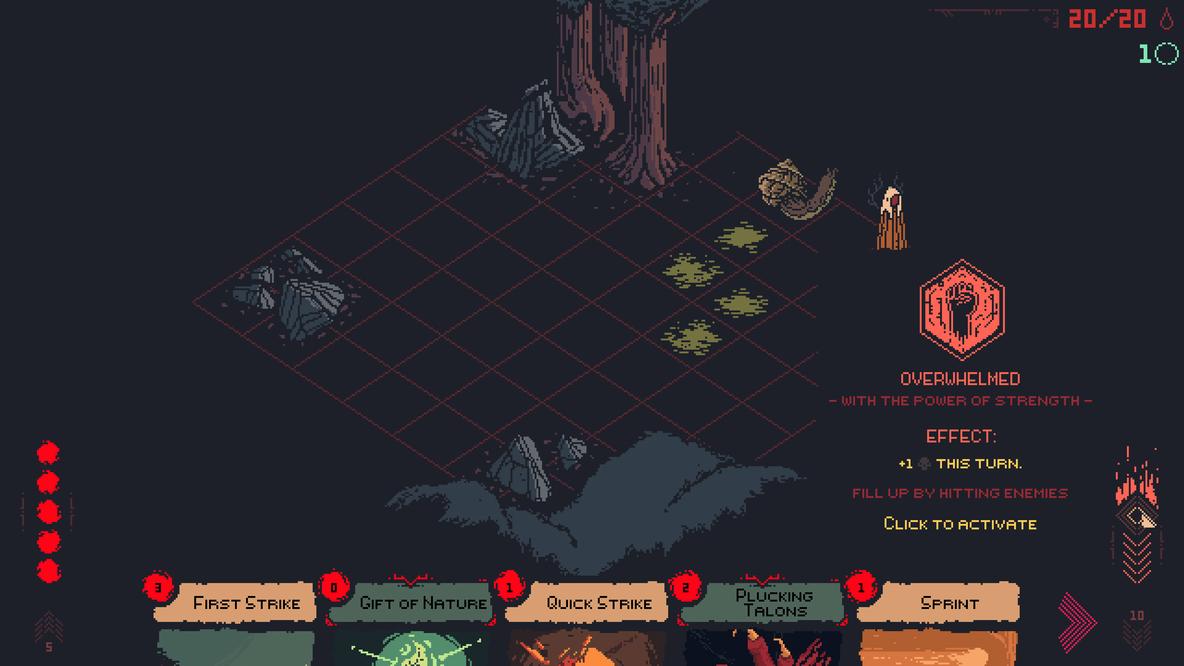 Enemy special ability icons