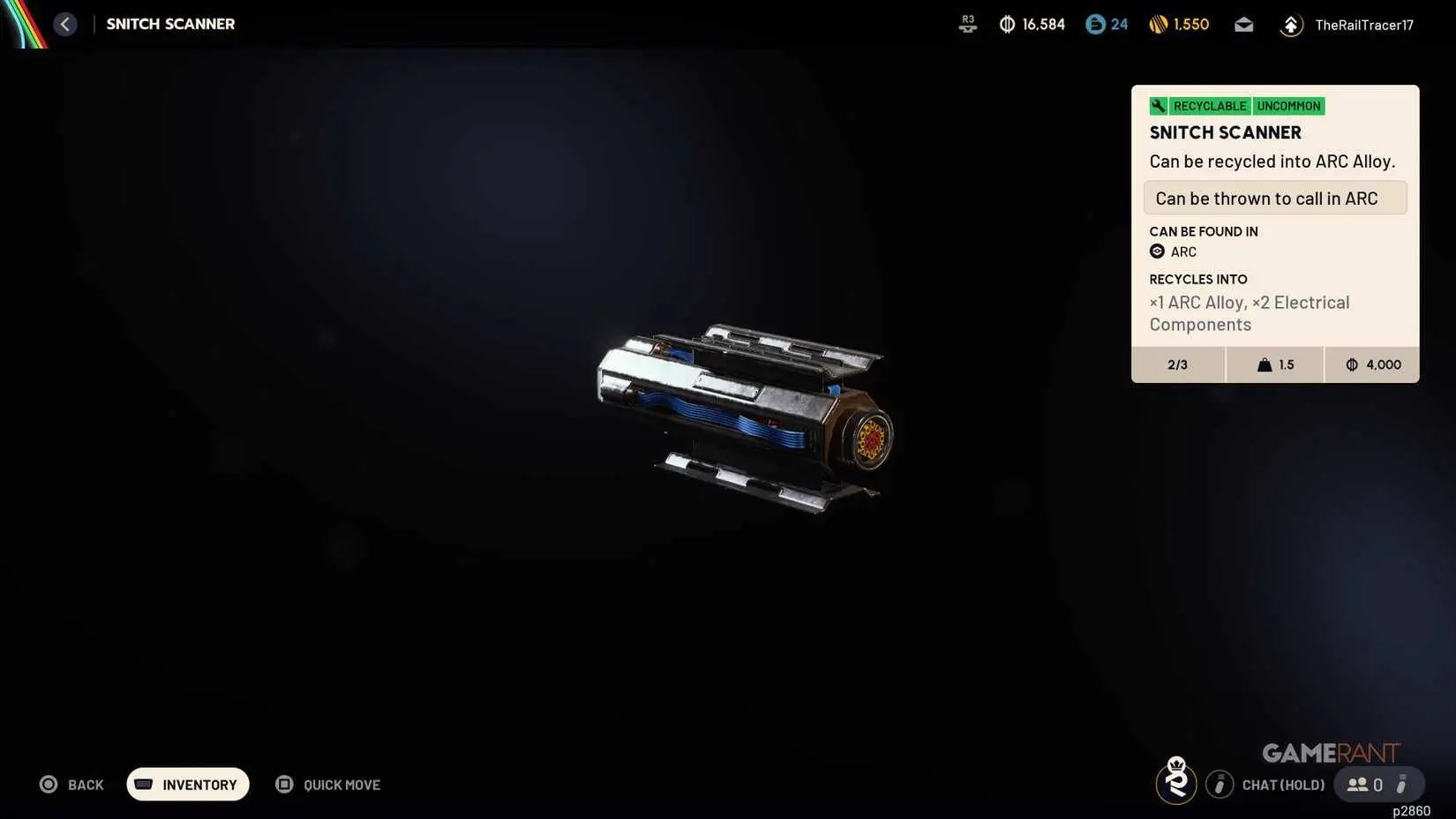 ARC threat level indicators showing blue, yellow, and red scanner states