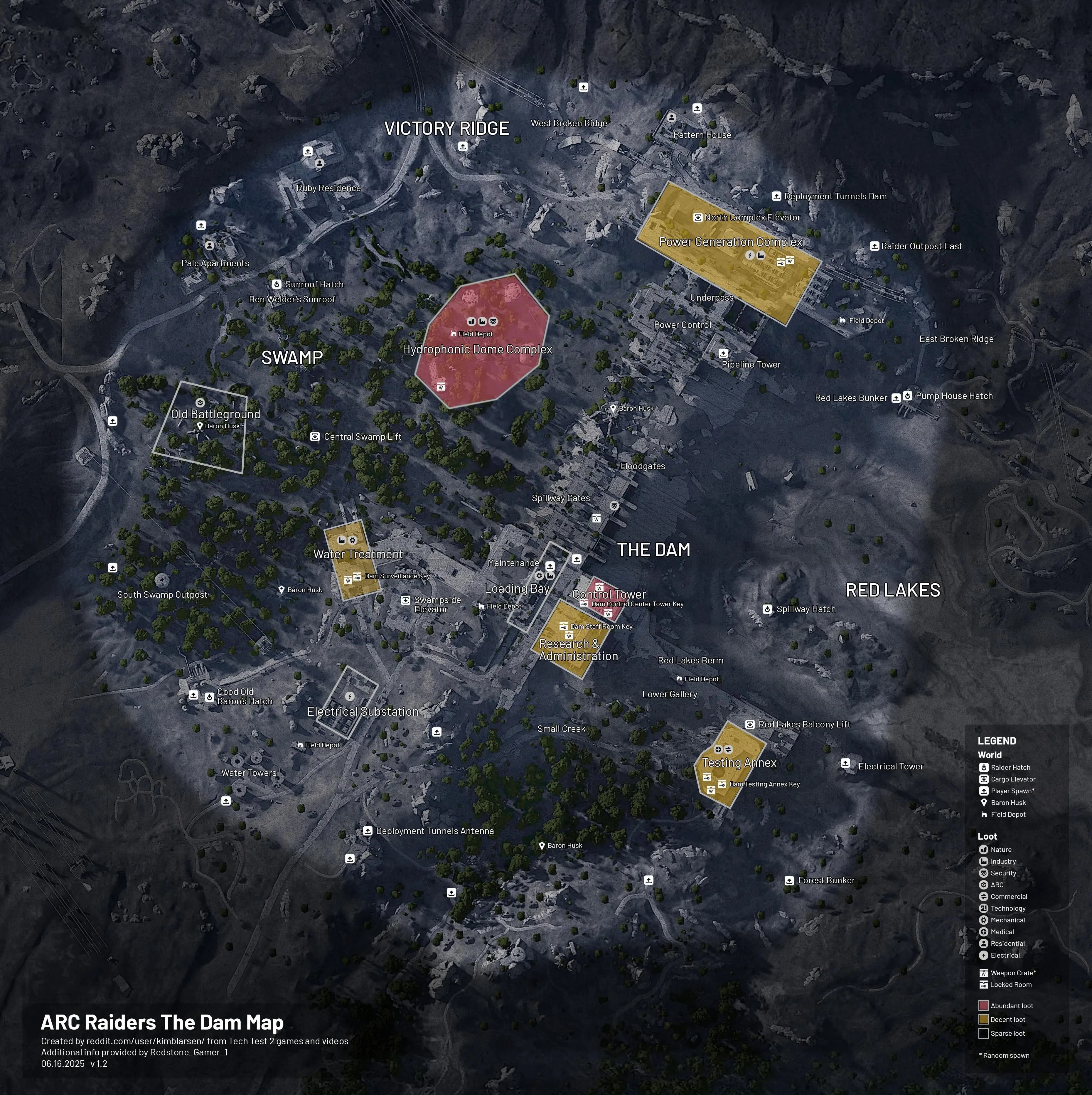 High resolution map for The Dam with ...