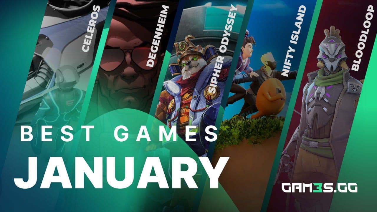Melhores 5 Jogos Web3 de Janeiro de 2024 image