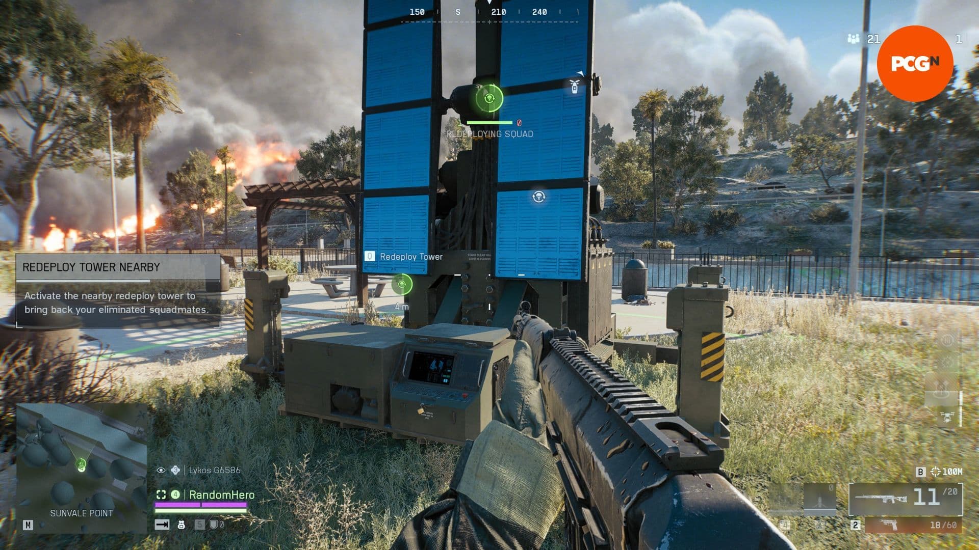 respawn teammates in Battlefield Redsec