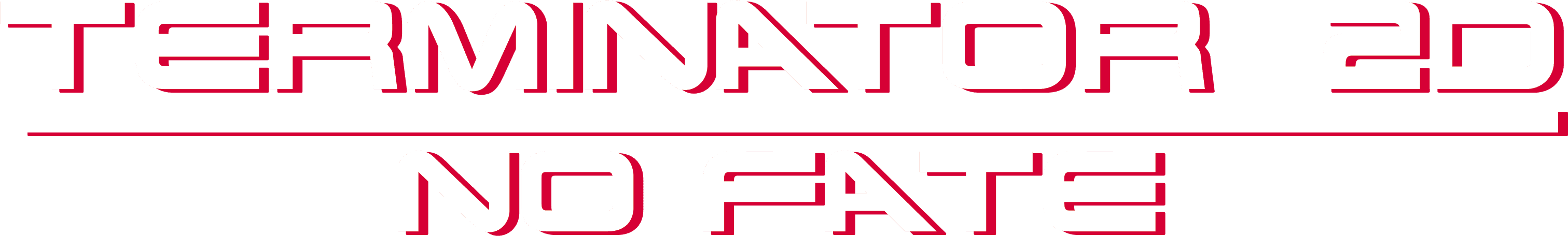 Terminator 2D: NO FATE Logo