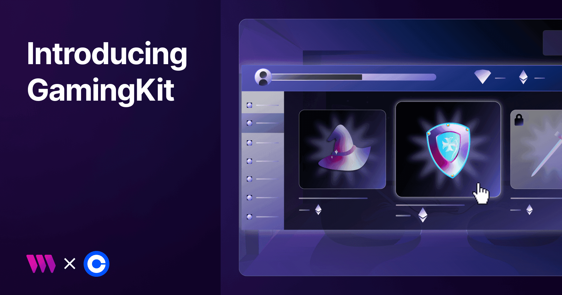 thirdweb GamingKit in partnership with Coinbase