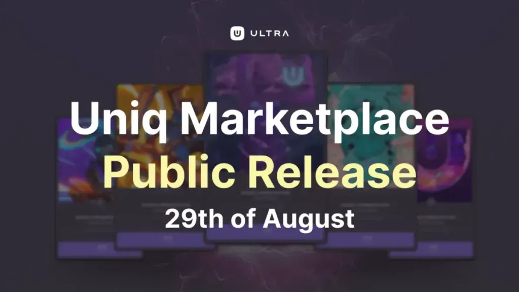 Ultra Uniq Marketplace Scheduled for August 29th Public Launch image