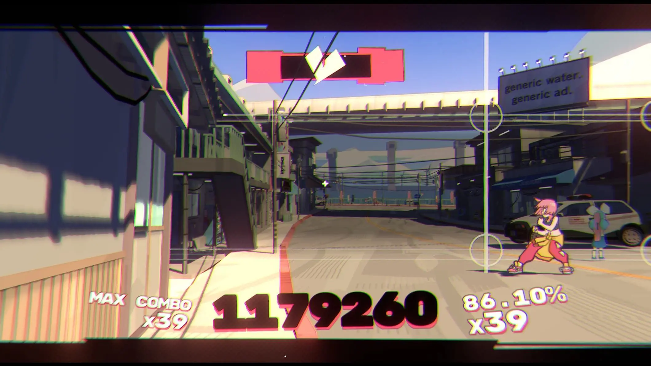 Rhythm battle timing interface