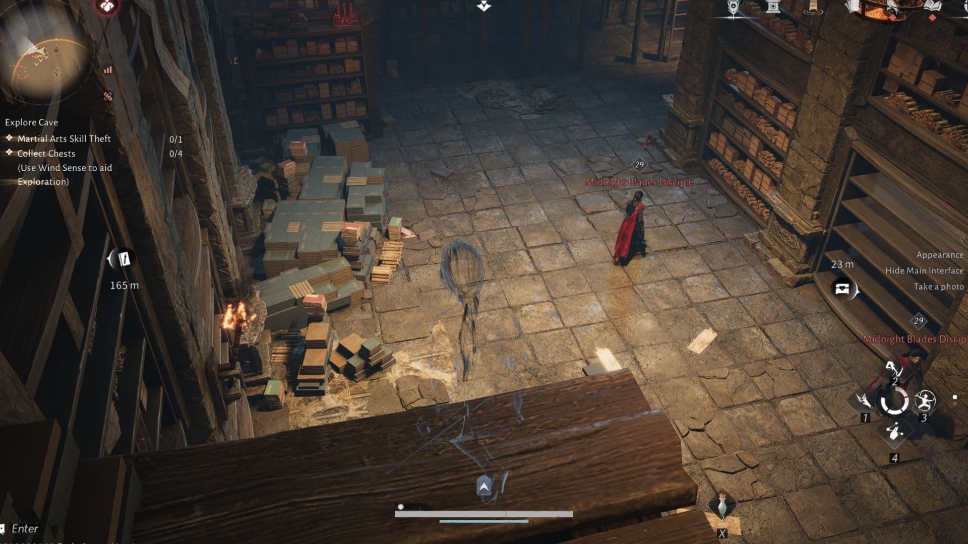 Weapon ability interface showing skill customization options