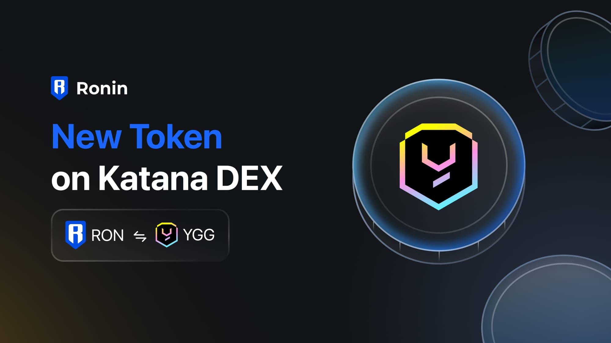 yield guild games token ygg ronin